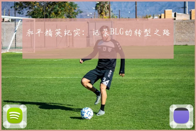 和平精英纪实：记录BLG的转型之路